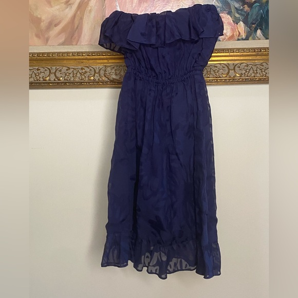 Lilly Pulitzer Dresses & Skirts - LILLY PULITZER MINI DRESS STRAPLESS!!! RUFFLES